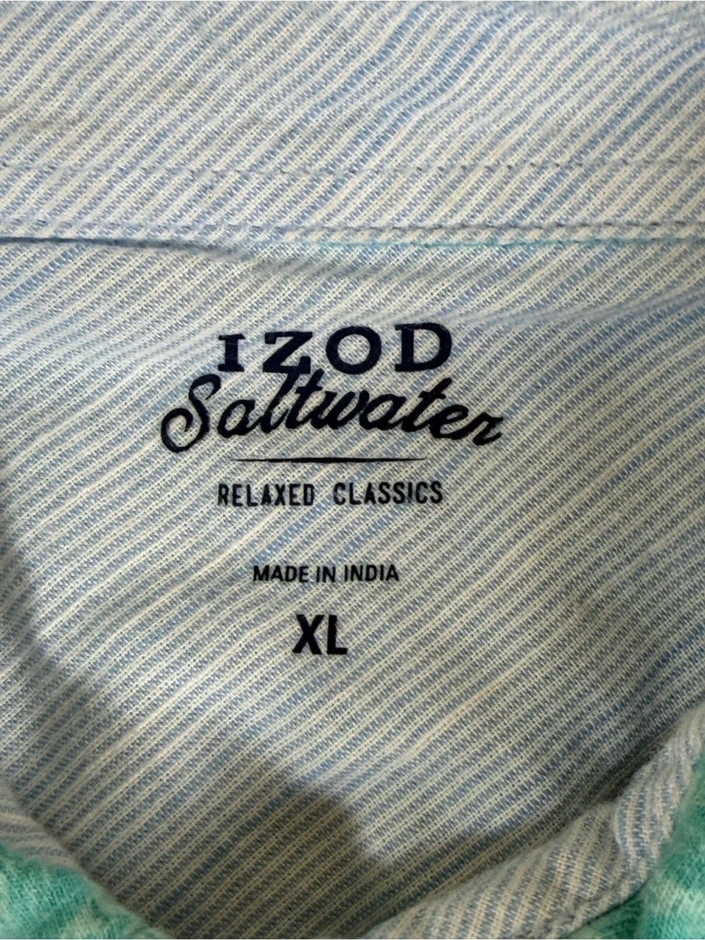 Men's‎ Izod Saltwater Teal Floral Polo Size XL